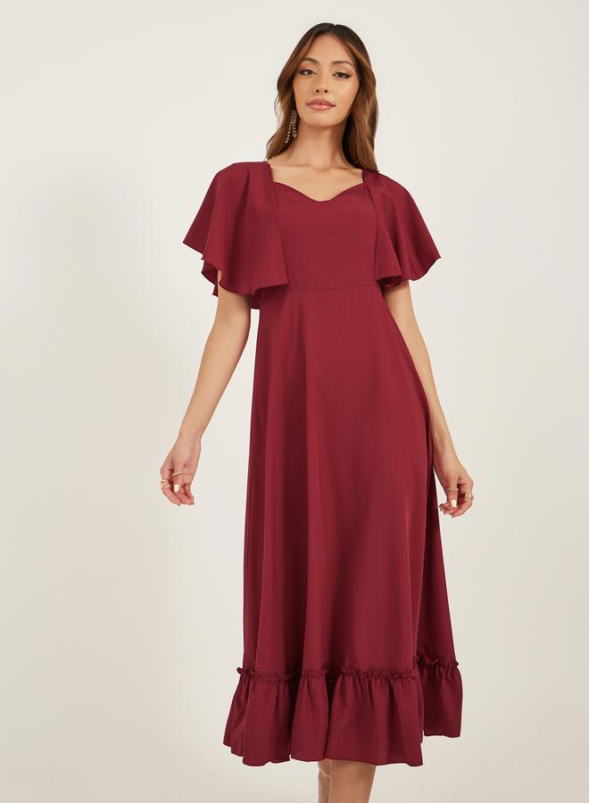 Styli Ruffled A-Line Dress - Image 3