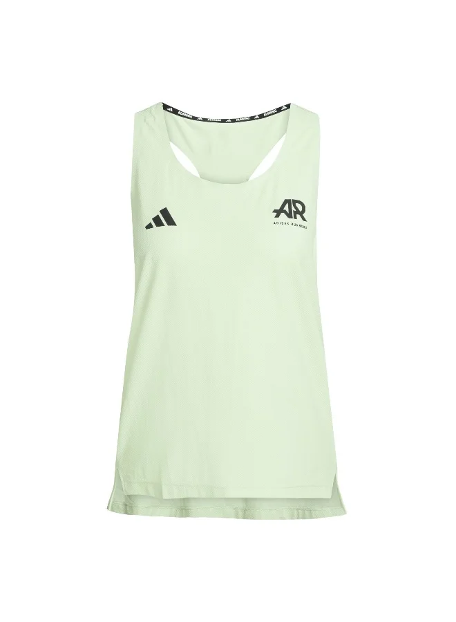 Adidas Adidas Otr Ar Singl W Green Shirt (Sleeveless) Other Shirts For Women