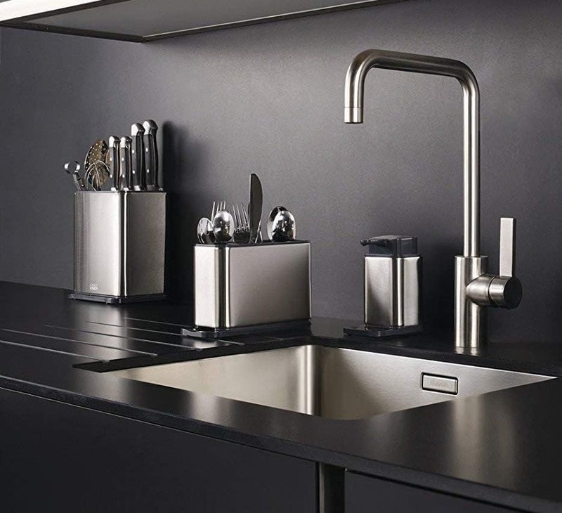 Gladnes Surface StainlessSteel Cutlery Drainer Kitchen Sink Cutlery Drainer and Organiser Cutlery Storage Holder - Image 4