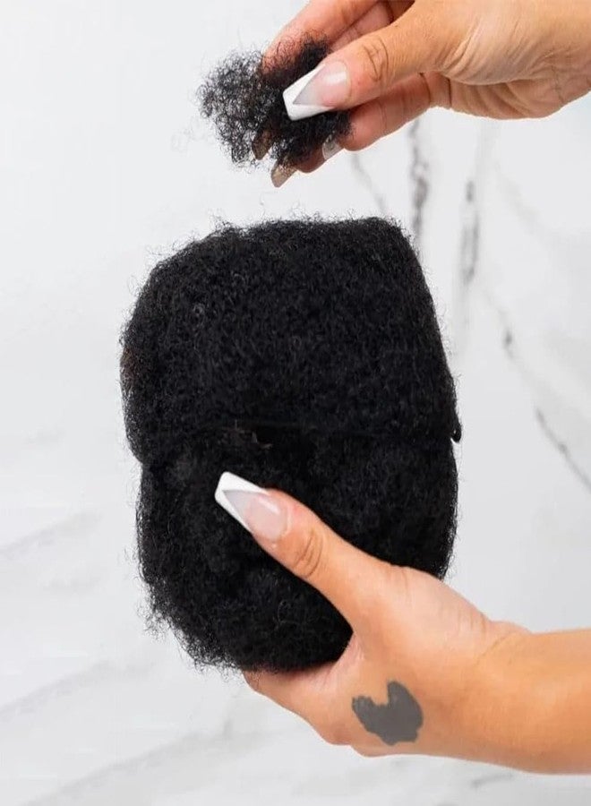 Y WIGS Afro Kinky Bulk Human Hair + 10pcs Loc Extension Tools Kit - Dreadlock Crochet Hook/Crochet Needle, Interlocking Tool, Combs, Hair Edge Brush, Rubber Band, Pocket Comb, Alligator Clip - Image 5