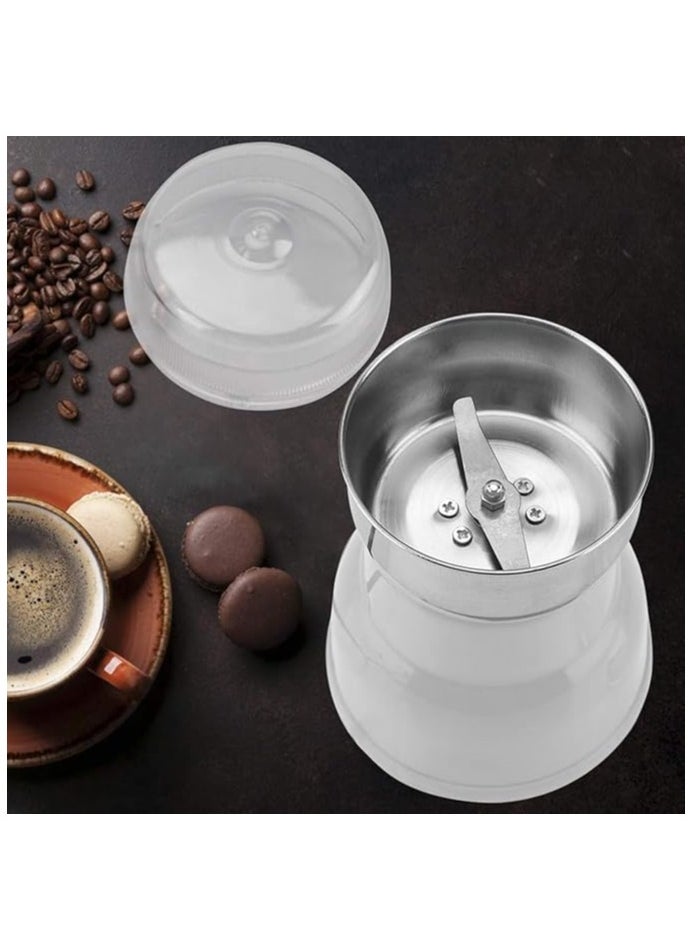 Generic City Grinder Stainless Steel Grinder with High-Speed ​​Copper Motor for Effortless Grinding of Spices, Condiments and Coffee with One-Touch Precision, 180 Watt, 1500 RPM, White, HMA 102  - Image 5