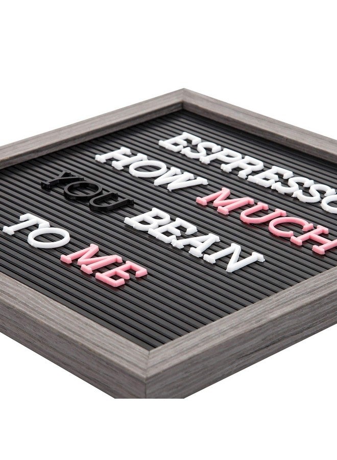 Veskaoty 3/4 Inch Letters For Flet Letter Boards300 Pieces Including Letters Numbers & Symbols For Changeable Plastic Message Boards (Black) - Image 4