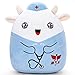 refavor Nurse Cow Stuffed Animal 8 Inches Navy Cow Thank You Nurse Week Graduation Plush Toy Nurse Gifts for Women RN Plush Stuffed Animals Students Nursing Soft Plushies GiftBell - Image 2