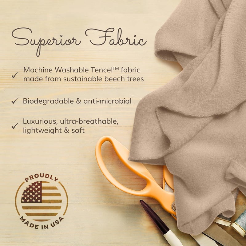 Happyluxe Travel Shawl Wraps for Women - 68x35in Wrap. Lightweight Pashmina, Airplane Travel Blanket Scarf. Made In USA - Image 3
