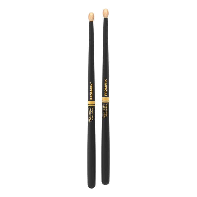 ProMark Drum Sticks - Stephen Creighton Pipe Band Drumsticks - ActiveGrip For Secure, Comfortable Grip - Gets Tackier As Your Hands Sweat - Active Grip Finish, Oval Wood Tip, Maple Wood - 1 Pair - Image 3