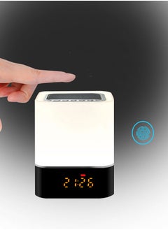 General LED Seven Color Light Portable Bluetooth Speaker - USB Night Light Alarm Clock Pat Light Wireless Bluetooth Speaker  - Image 2