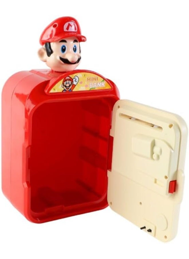 سوبر ماريو حصالة سوبر ماريو الإلكترونية للأطفال – تصميم ممتع بكلمة مرور، إضاءة وصوت تفاعلي، تعليم الادخار بطريقة ذكية - Image 5