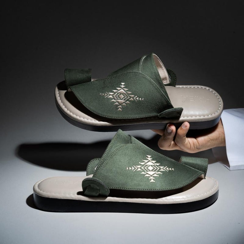 Arabic Sharqi Sandals | Beige | Sandals Traditional footwear - Image 1