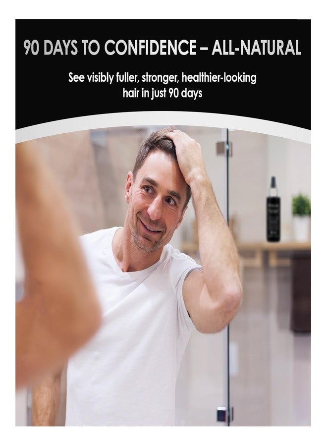 ThickTails Men’s Hair Growth Serum for Thinning Hair | Leave-In Root & Scalp Serum with Caffeine, Biotin & Saw Palmetto | Lightweight Vegan Hair Thickening Treatment, 1.7 fl oz - Image 3