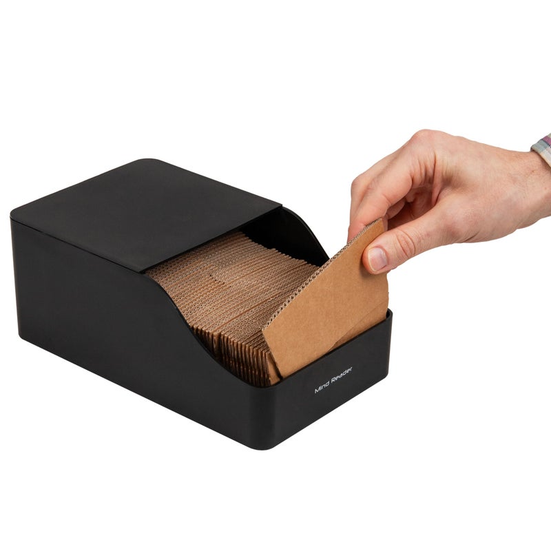 Mind Reader Hot Cup Sleeve Dispenser, Coffee Bar Accessories, Coffee Station, Kitchen Org, 5.91"L x 9.65"W x 3.94"H, Black - Image 5