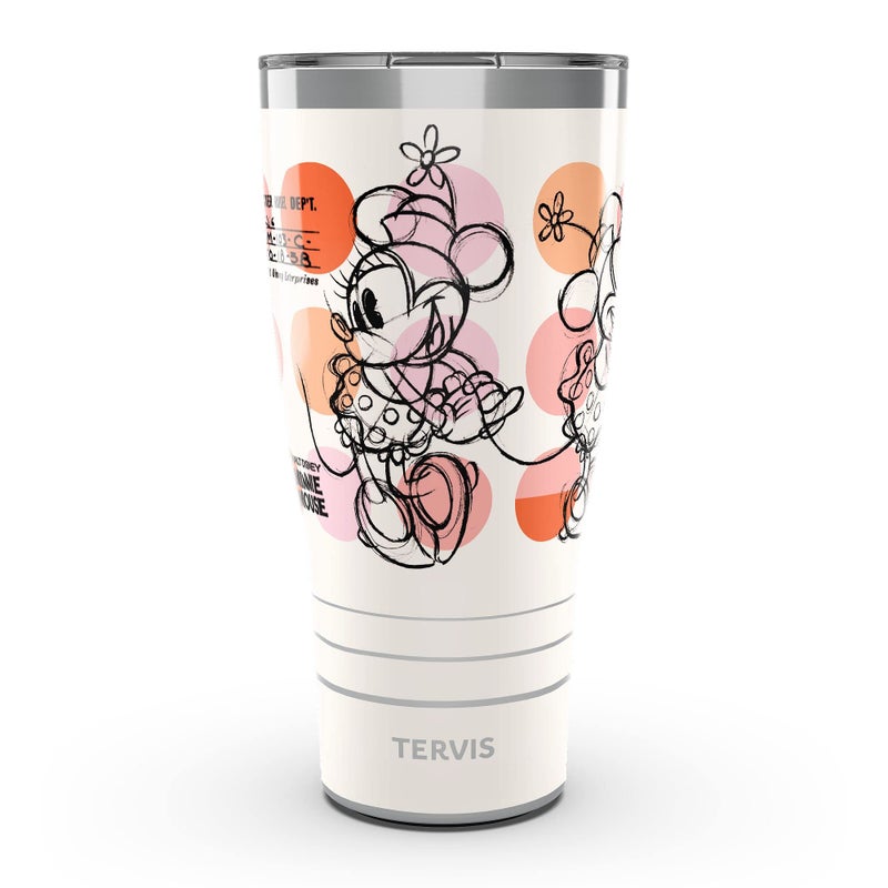 Tervis Traveler Disney Minnie Mouse Melody Triple Walled Insulated Tumbler Travel Cup Keeps Drinks Cold  Hot 30oz Stainless Steel