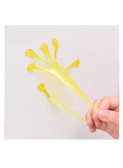 ECVV ECVV 40 Pcs Sticky Hand Toys Assorted Colors Kids' Party Favor Sets Fun Toys Stretchy Sticky Hand Toy Slappy Hands Treasure Box for Classroom Prizes Birthday Party Supplies  - Image 3