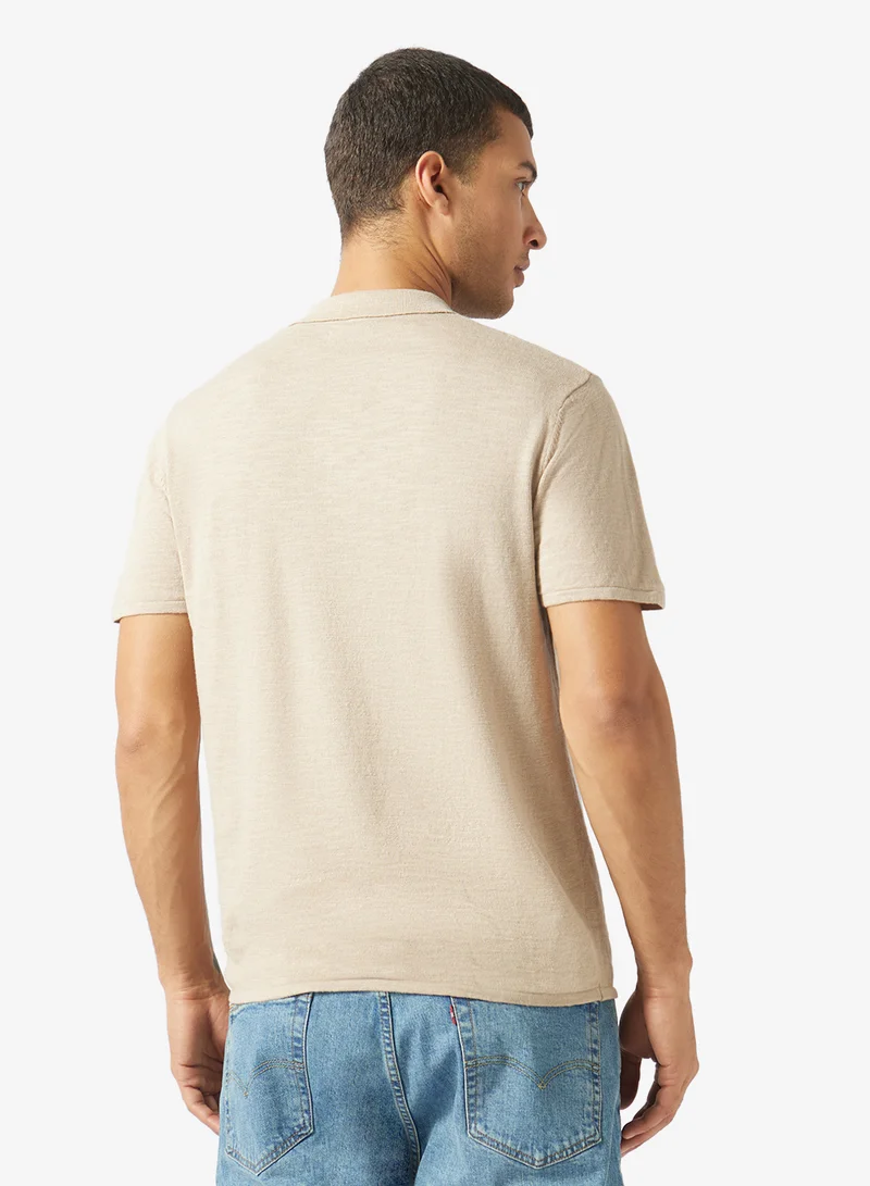 JACK & JONES Short sleeve knit Polo shirt