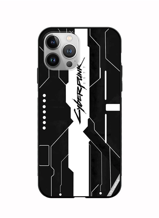VR CREATIVE - Protective Case Cover For Apple iPhone 12 Pro Cyberpunk Design Multicolour - Image 1