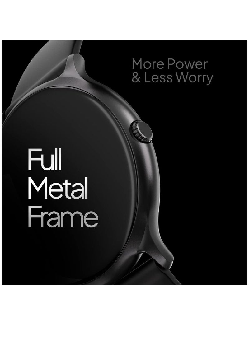 Zoom Plus - Bluetooth Calling Round Dial Full Touch Multi-Function Smartwatch For Men & Women Black - Image 1