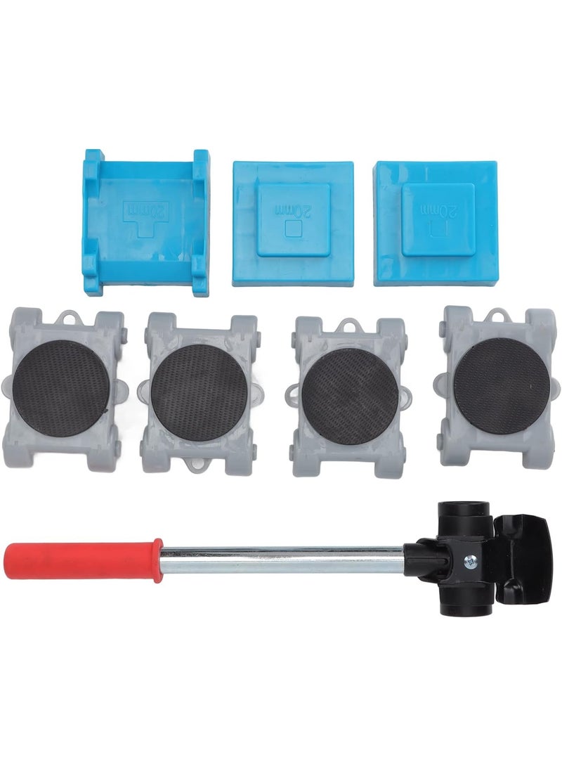 ALLTEC 8pcs Furniture Mover, Easy Moving 360 Degree Rotation Wheels Furniture Slides Kit for Heavy Loads Furniture - Image 3