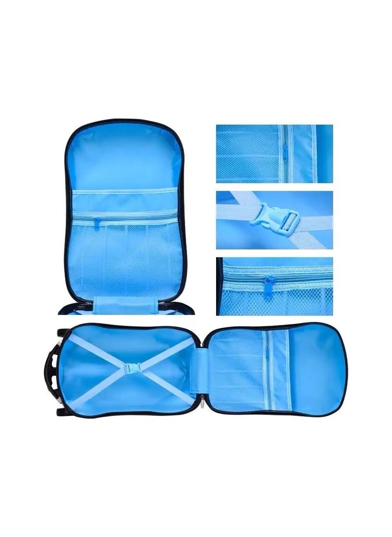 Generic - Kid's Trolley Luggage Car Bag, Suitcase for Children for School and travel Trolley on wheels Boarding Bag. - Image 1