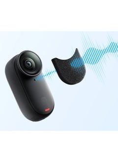 Insta360 GO 3S Mic Foam Windscreen - Black  - Image 4