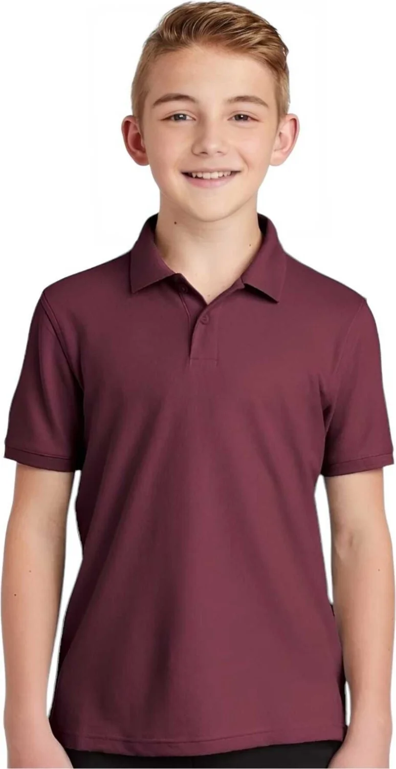 Tezzgelsin 3-Piece Boys Cotton Polo Collar T-Shirt Daily and School Uniform School T-Shirt