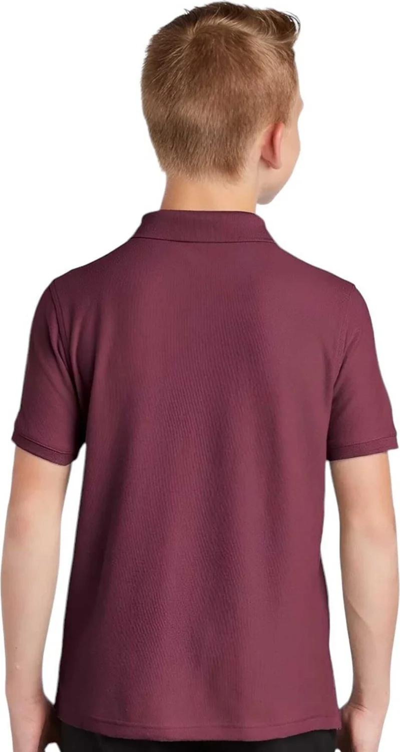 Tezzgelsin 3-Piece Boys Cotton Polo Collar T-Shirt Daily and School Uniform School T-Shirt