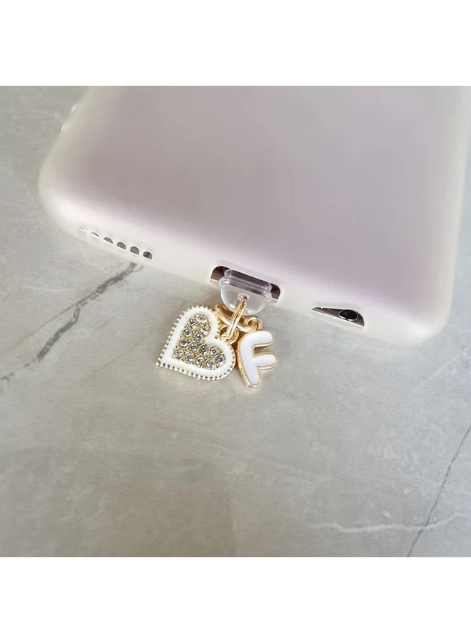 سدادة غبار قلبية لآيفون 5 إلى 14 مع منفذ Type C - إكسسوارات هدايا تذكارية - Image 1