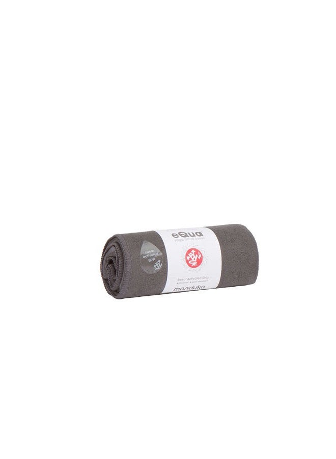 Manduka Equa Yoga Hand Towel - Grey - Image 4