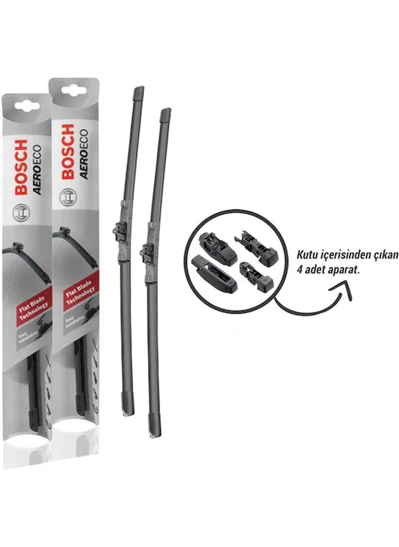 BOSCH Aeroeco Banana Wiper Set Compatible with Skoda Scala 2019-2024  - Image 3
