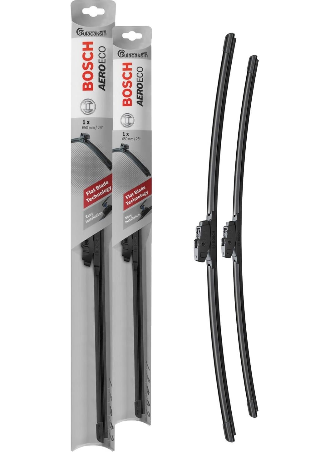 BOSCH Aeroeco Banana Wiper Set Compatible with Skoda Scala 2019-2024  - Image 1