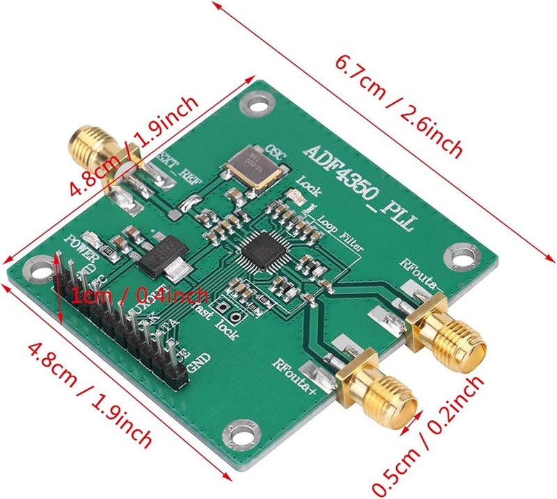 ADF4350 RF Frequency Synthesizer Development Board with Upper Computer Software for Phase Lock Loop and Sweep - Image 3