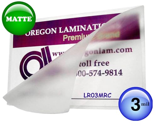 Oregon Lamination Heat Activated Laminating Pouches 9 x 14-1/2 inch 5 mil (229mm x 368mm x 125 microns) [pk of 100] Legal Size, Matte/Matte (Both Sides) - Image 3