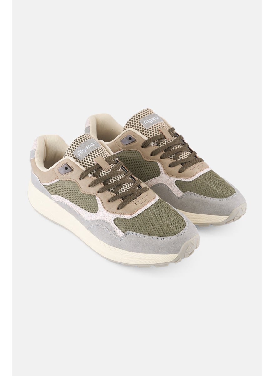 Algspar Men Lace Up Sneaker Shoes, Multicolor  - Image 1