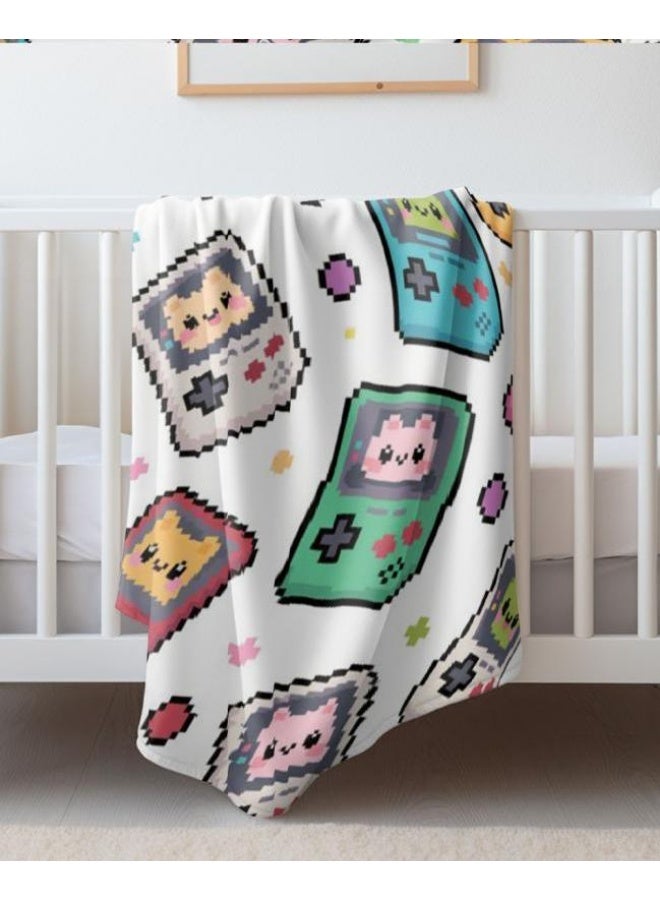 general Baby and children's cartoon flannel thin blanket (warm and comfortable, suitable for sleep, game use) 70cm*100cm - Image 3