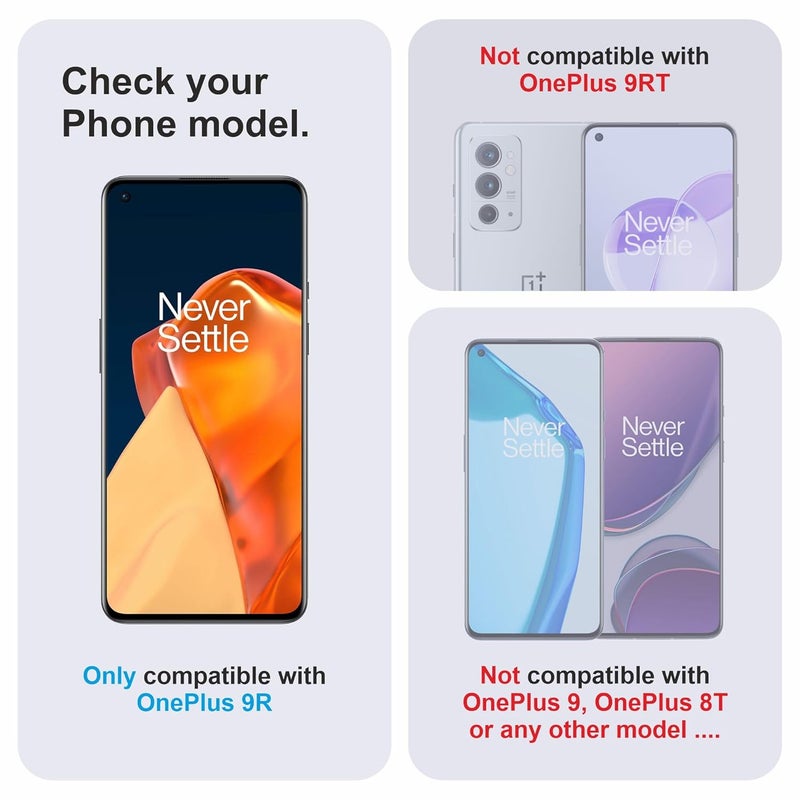 Skyddshield Military-Grade Gorilla Tempered Glass For OnePlus 9R (6.55 Inch) With Installation Kit | Edge to Edge Coverage | Black - Image 2