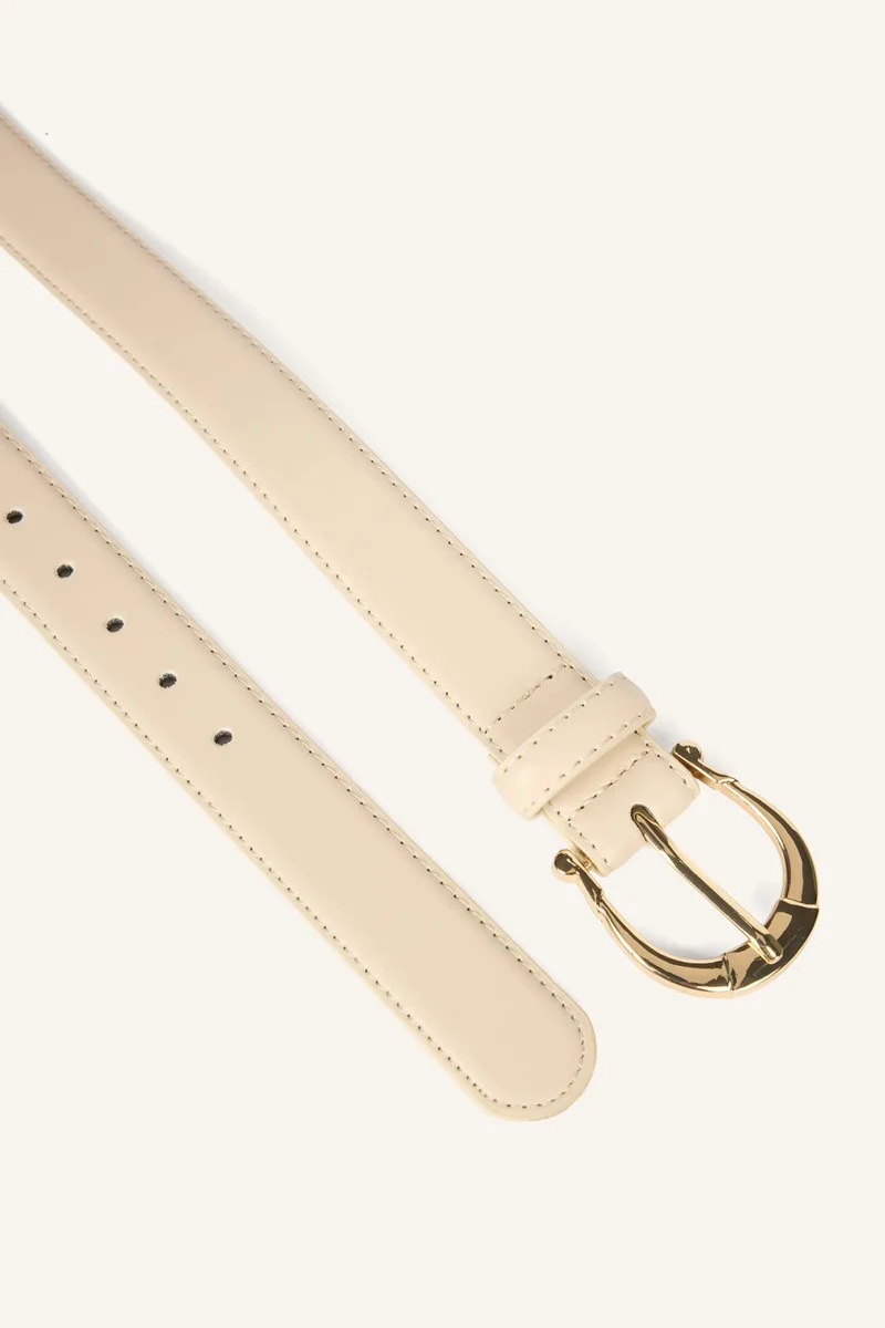 Defacto  Woman Rectangle Clasp Faux Leather Jean Belt for Women | Best Price UAE