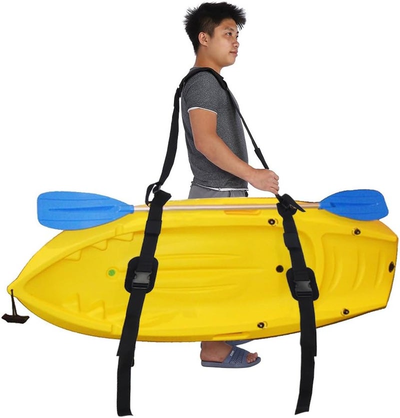 woobles Paddleboard Carry Strap, Portable Kayak Canoe SUP Surfboard Strap Adjustable Nylon Carrying Belt - Image 1