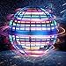 LEMATRIX Flying Orb Ball Toy Hover Ball Boomerang Fly Fidget Spinner Cool Toys Gifts for 6 7 8 9 10 11 12 Years Old boy Girls Teens Hand Mini Drone Cosmic Globe Indoor Outdoor ToysBlue - Image 2