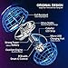 LEMATRIX Flying Orb Ball Toy Hover Ball Boomerang Fly Fidget Spinner Cool Toys Gifts for 6 7 8 9 10 11 12 Years Old boy Girls Teens Hand Mini Drone Cosmic Globe Indoor Outdoor ToysBlue - Image 3