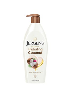 Jergens Jergens Hydrating Coconut Body Lotion, Hand and Body Moisturizer Hydrates Dry Skin Instantly, Infused with Coconut Oil, Dermatologist Tested, 16.8 oz  - Image 1