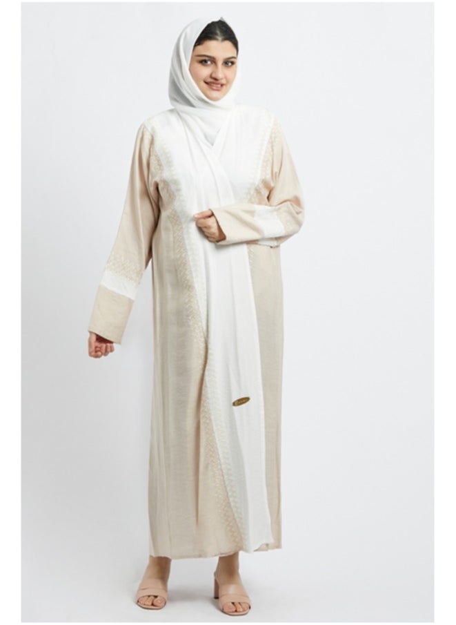 Evva Evva Luxury Saudi Abaya for Women – Elegant Open Front Modest Wear in Premium Fabric – Ideal for Ramadan, Eid, and Everyday Elegance  - Image 2
