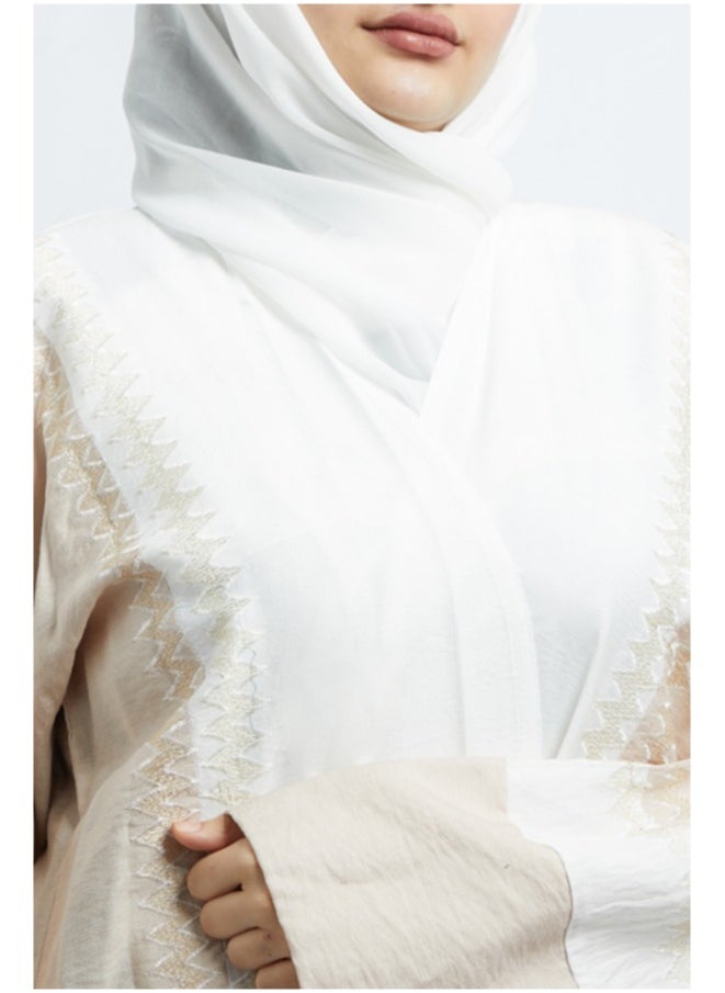 Evva Evva Luxury Saudi Abaya for Women – Elegant Open Front Modest Wear in Premium Fabric – Ideal for Ramadan, Eid, and Everyday Elegance  - Image 4