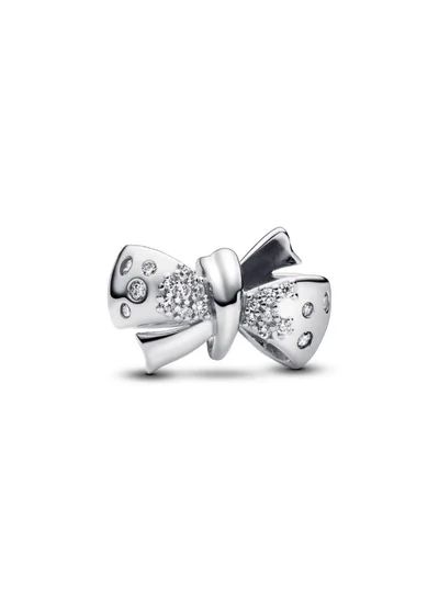 PANDORA Sparkling Bow Charm
