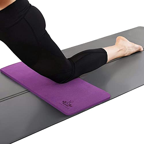 Heathyoga Yoga Knee Pads Cushion NonSlip Knee Mat by Heathyoga Knee Pad for Gardening Yard Work Knee Pad Cushion for Yoga and Floor Exercises Yoga Mat Accessory 26x10x05 - Image 1