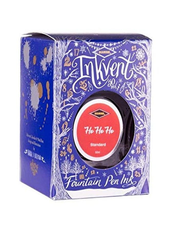 Diamine 50ml Inkvent Standard Fountain Pen Ink - Ho Ho Ho - Image 3