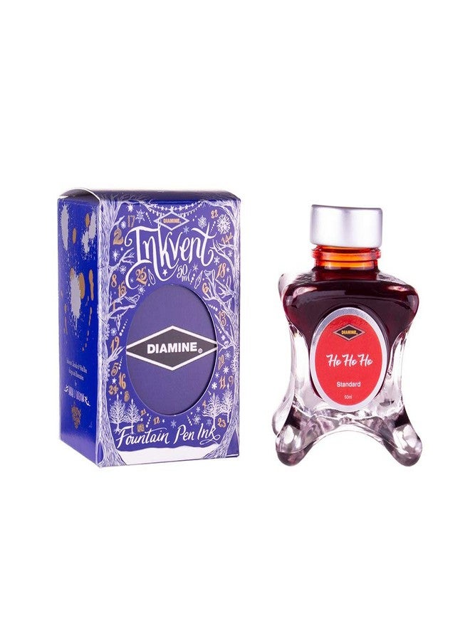 Diamine 50ml Inkvent Standard Fountain Pen Ink - Ho Ho Ho - Image 1
