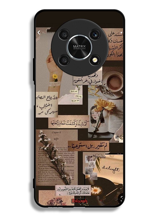 Tolwak Honor X9 5G Protective Case Cover Arabic Quotes Vintage - Image 2