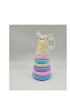 Generic 7 Plastic Ring Column With Duck Stacking And Arranging Game Rings For Children  - Image 3