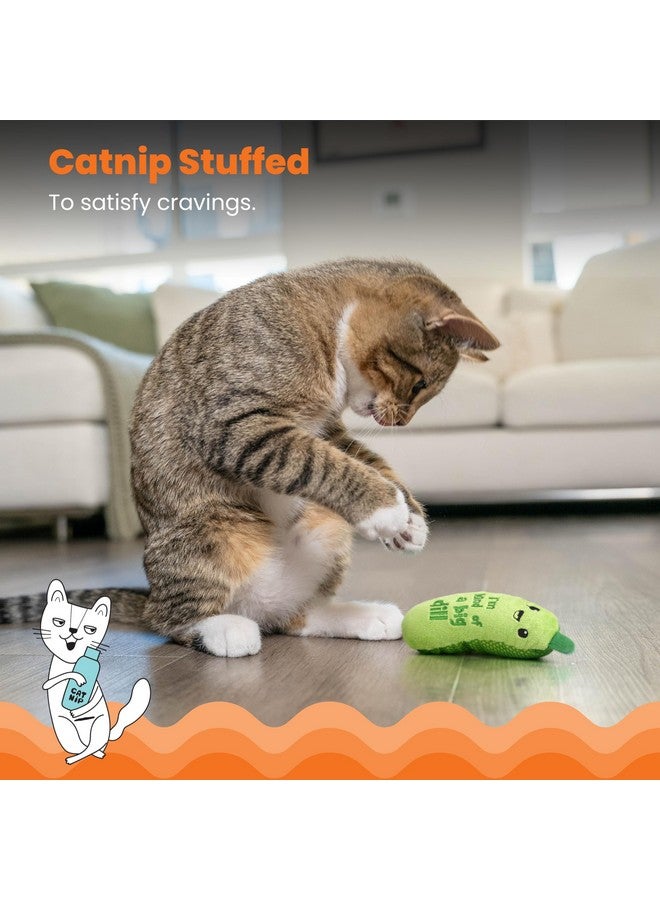 Catstages Crunchy Pickle Kicker Dental Catnip Cat Toy - Image 3