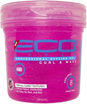 Eco Style جل تصفيف إيكو ستايلر 473 مل جرة وردية ECO17 - Image 1