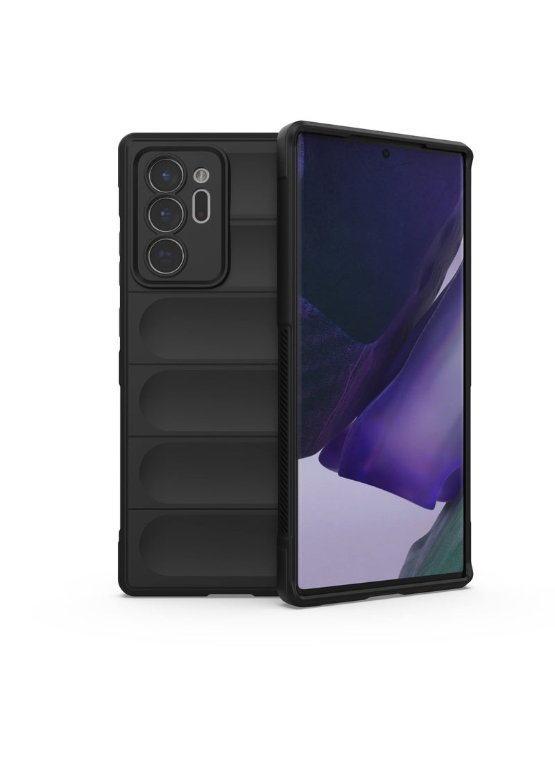 Phone case cover Magic Shield TPU + Silicone Shockproof Phone Case For Samsung Galaxy Note 20 Ultra (Black) - Image 1