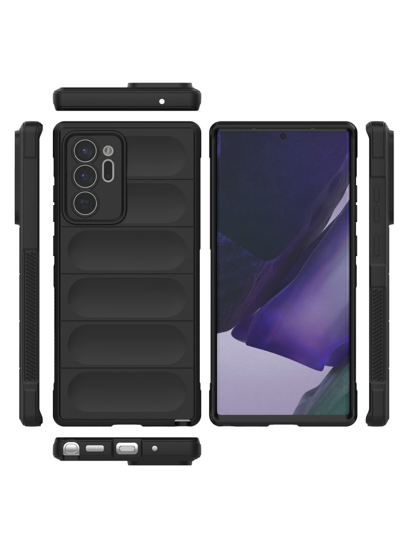 Phone case cover Magic Shield TPU + Silicone Shockproof Phone Case For Samsung Galaxy Note 20 Ultra (Black) - Image 4